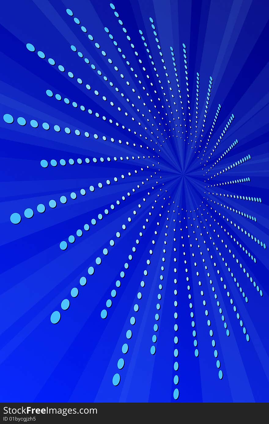 Vector illustration of Abstract Blue