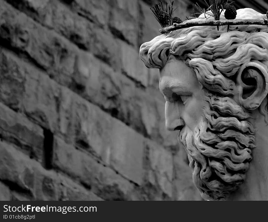 Neptune  statue in Florence