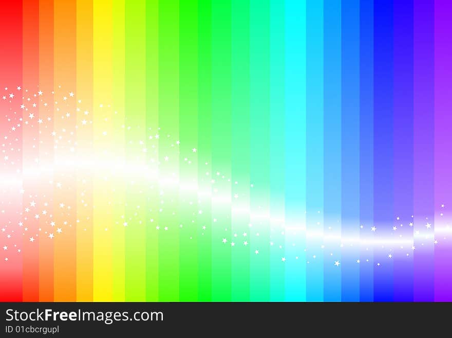 Vector illustration of Spectrum Background