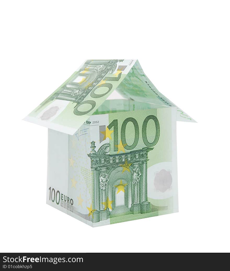 A House Made From Euro Bills