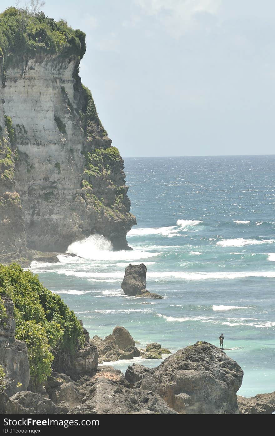 Bali, Uluwatu wavesurfing spot.Indonesia. Bali, Uluwatu wavesurfing spot.Indonesia