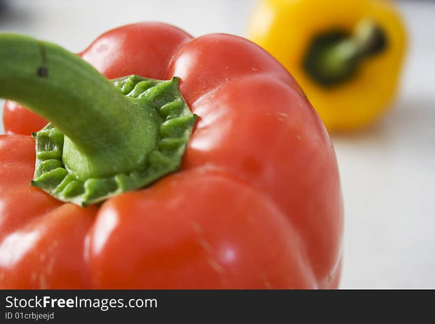 Red and Yellow Pepper