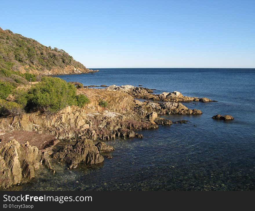 Balade à la pointe du Pinet, Var, France