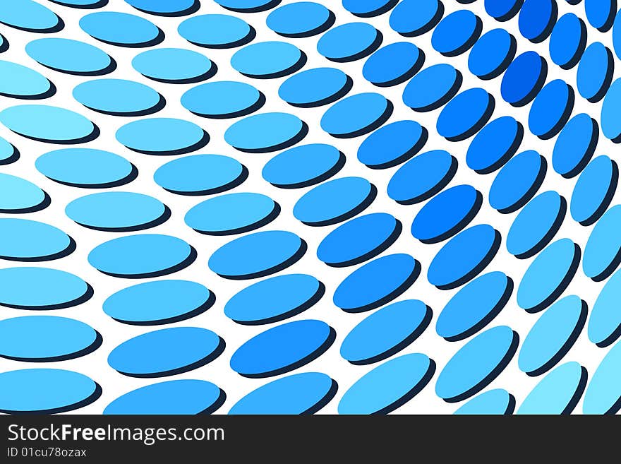 Vector illustration of Blue Spot Pattern