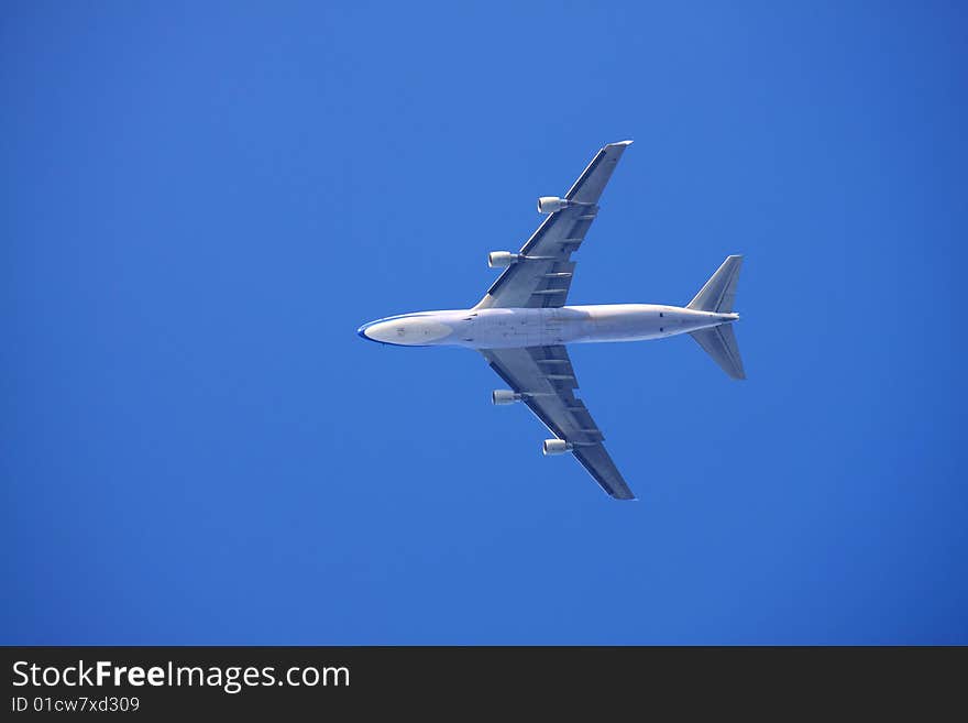 Bottom of Aircraft in flight