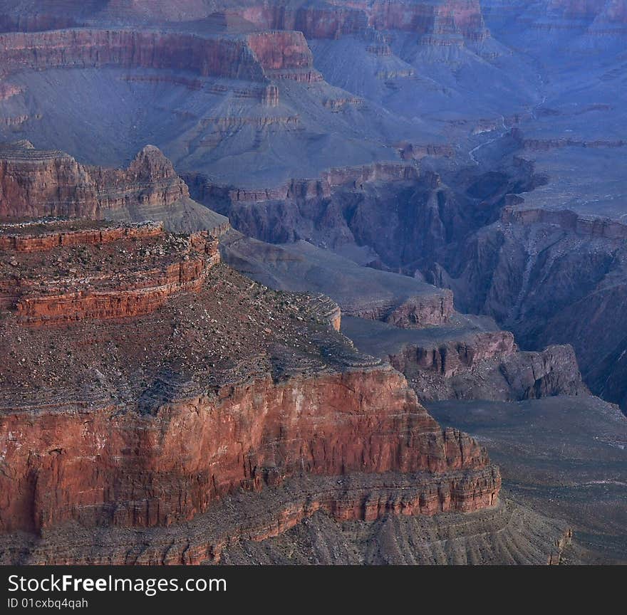 Grand Canyon At Sunrise