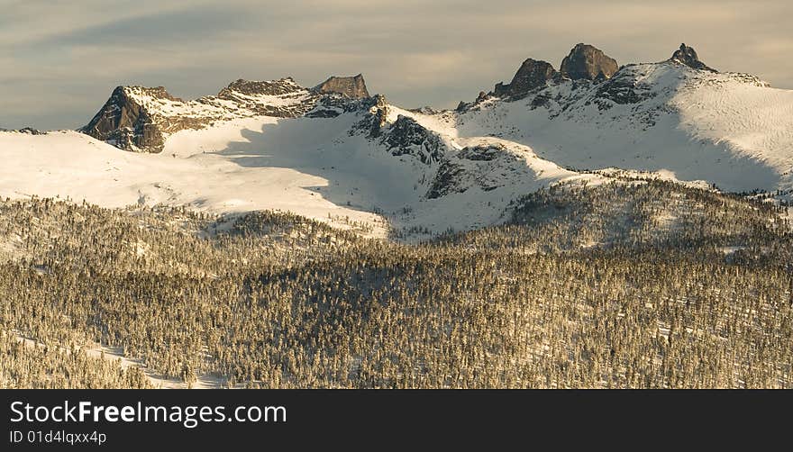 Snow-covered Mountains