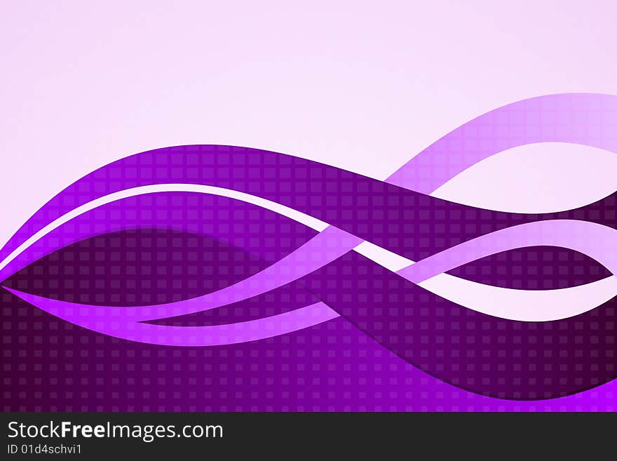 Vector illustration of Abstract Purple