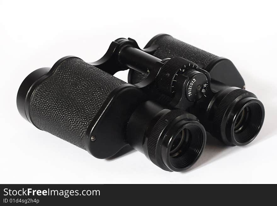 Binocular on white