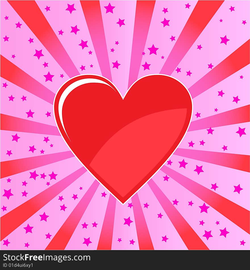 Valentine background red and pink