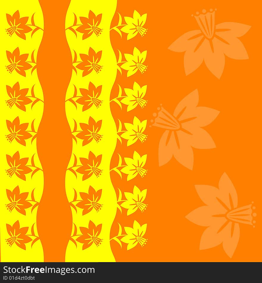 Abstract Floral Background