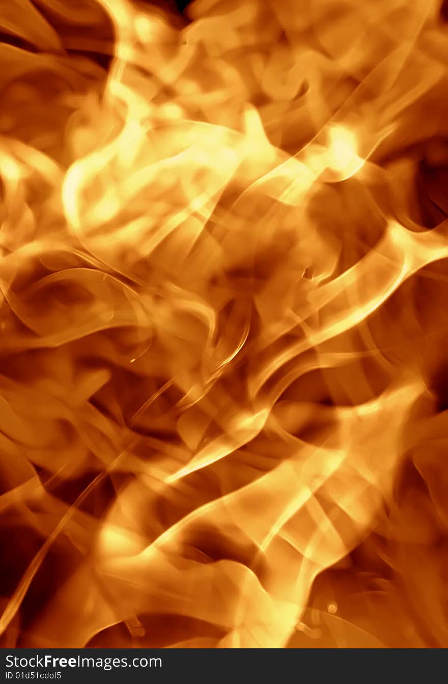 Background of fire close up. Background of fire close up