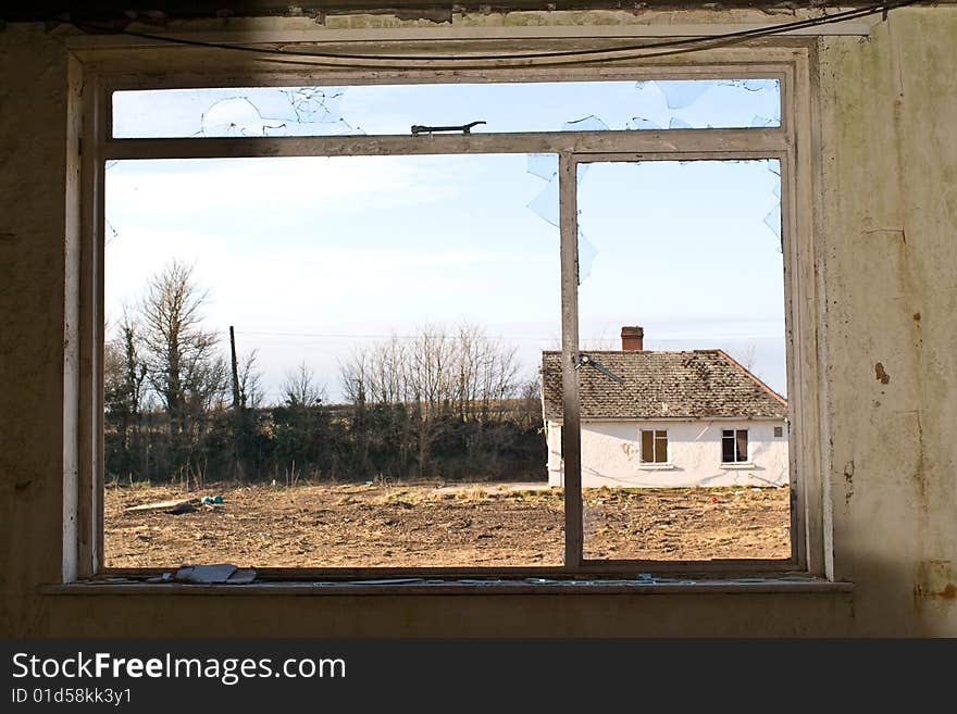 Derelict building