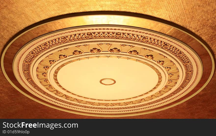 Circle pattern ceiling