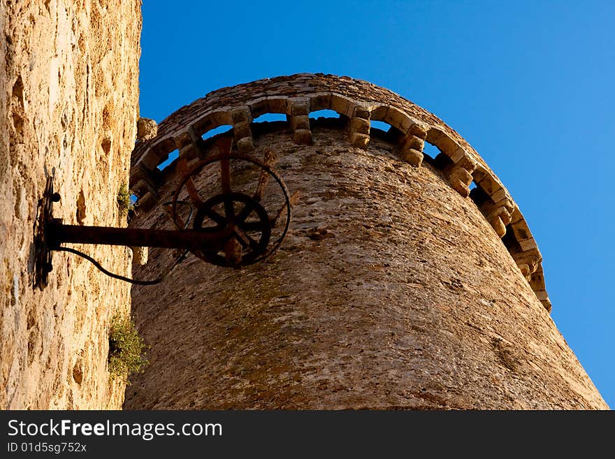 View of old stronghold tower