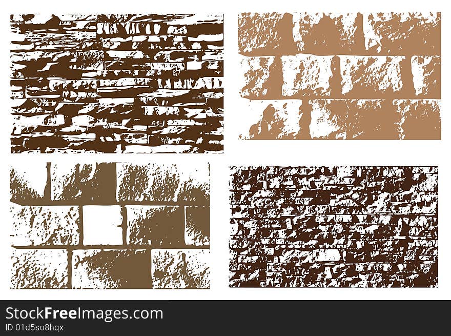 Set of stone texture