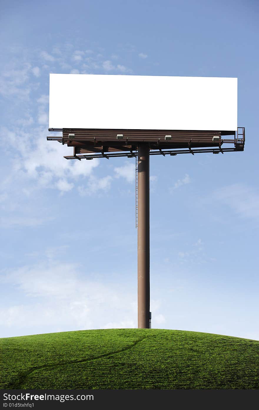 A blank Billboard for you to add your text or image to