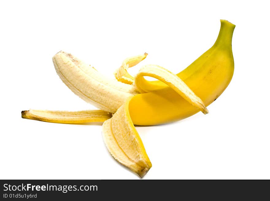 Exposed banana