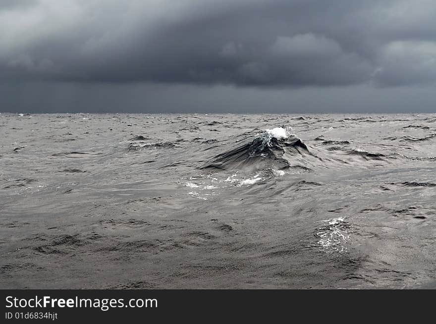 Storm Weather At Ocean