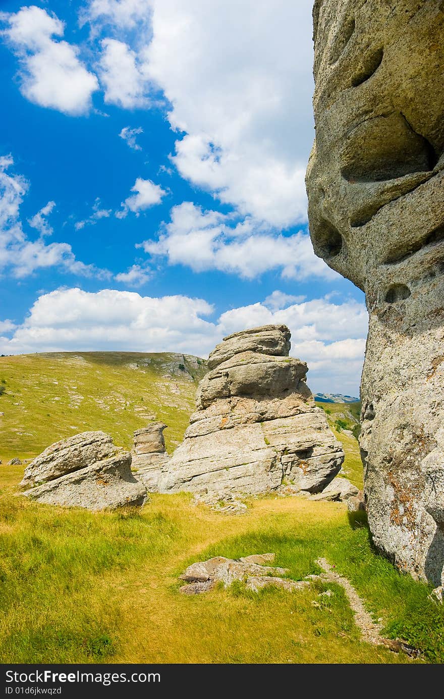 Landmark - Ghost Valley, Demerdji, Crimea, Ukraine.