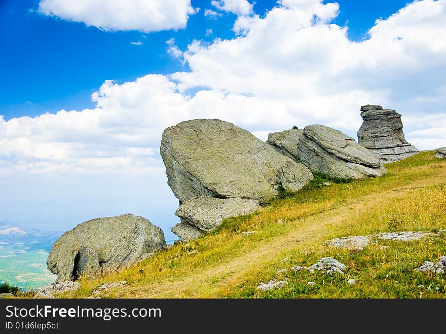 Landmark - Ghost Valley, Demerdji, Crimea, Ukraine.