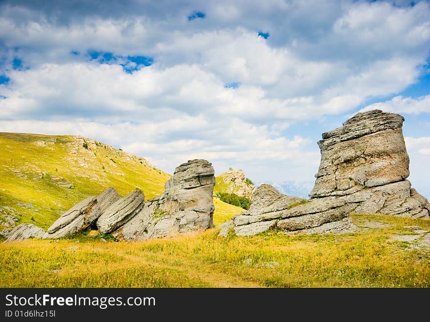 Landmark - Ghost Valley, Demerdji, Crimea, Ukraine.