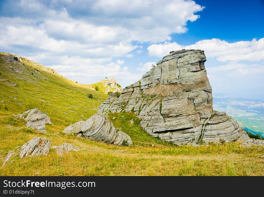 Landmark - Ghost Valley, Demerdji, Crimea, Ukraine.