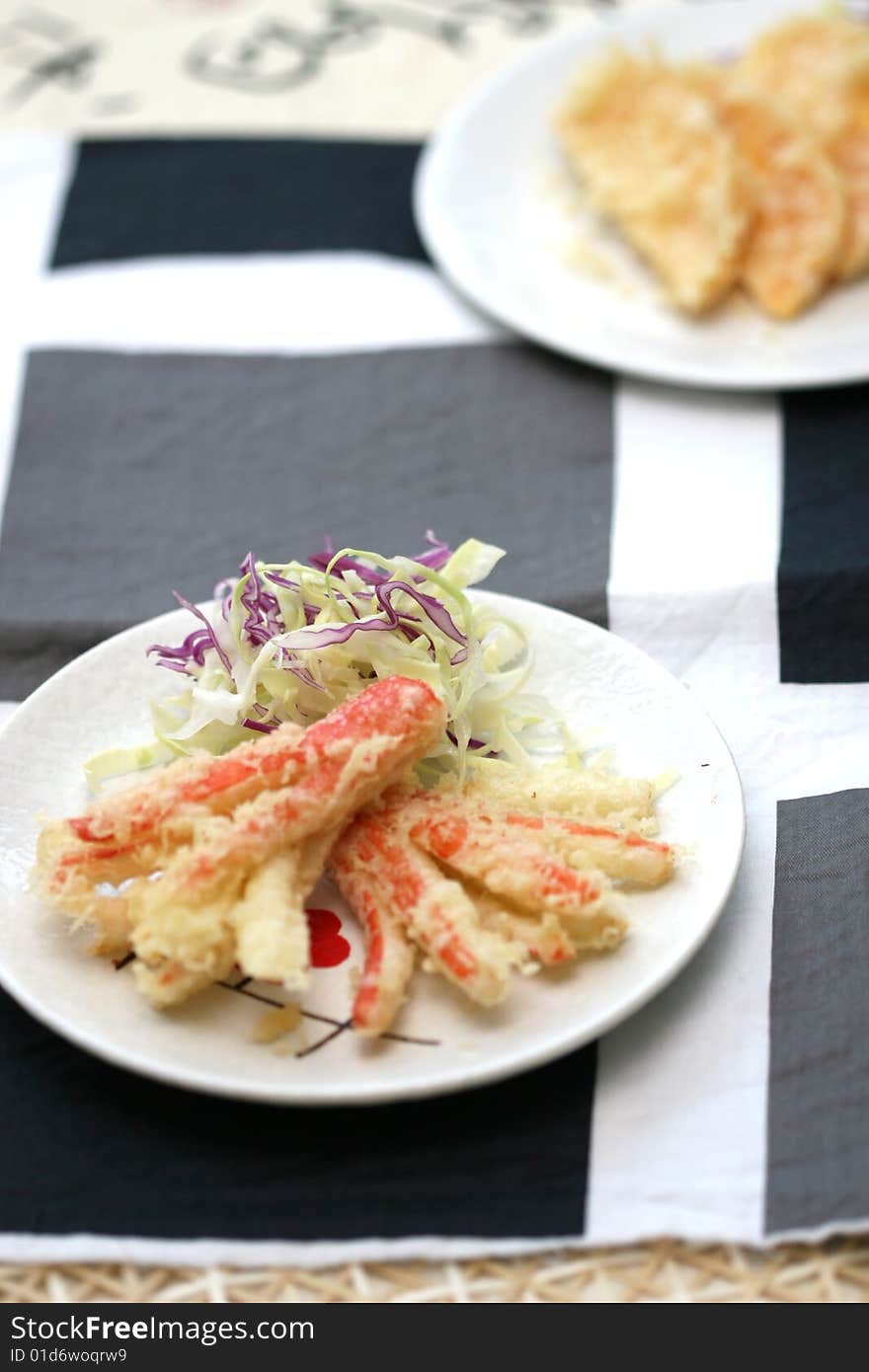 Prepared And Delicious Sushi Taken In Studio