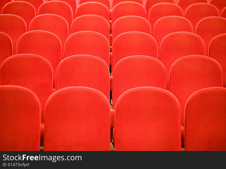 Chairs in the cinema