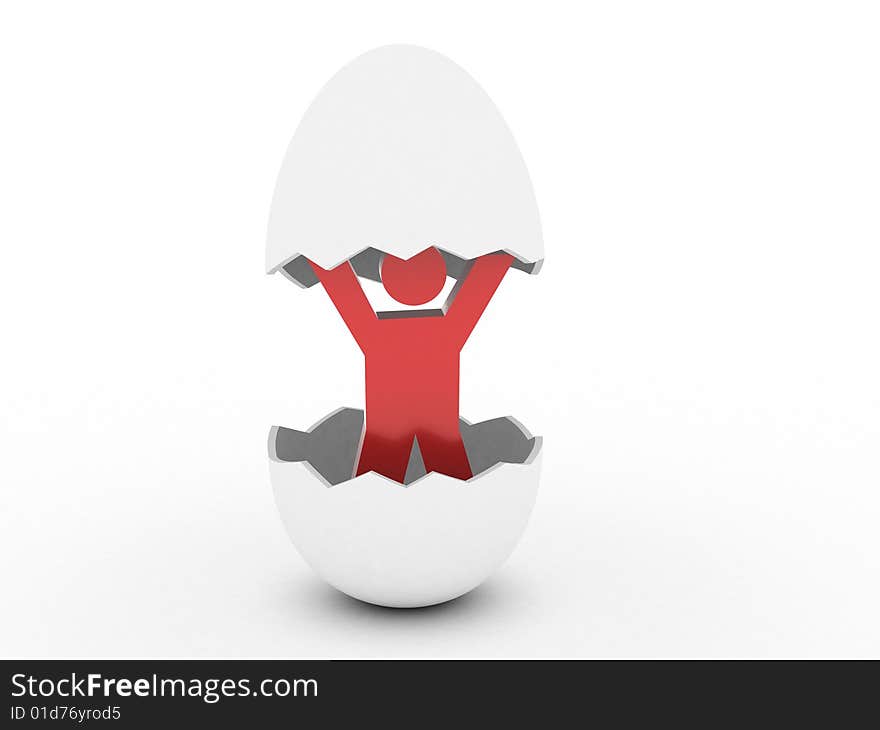 Person In Egg