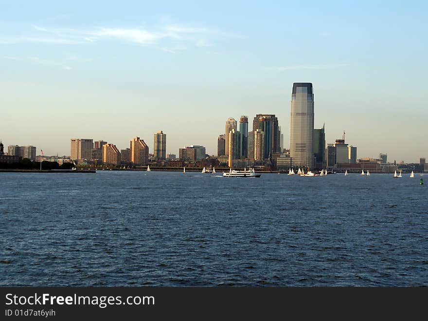 Picture was made from NY ferry. Picture was made from NY ferry