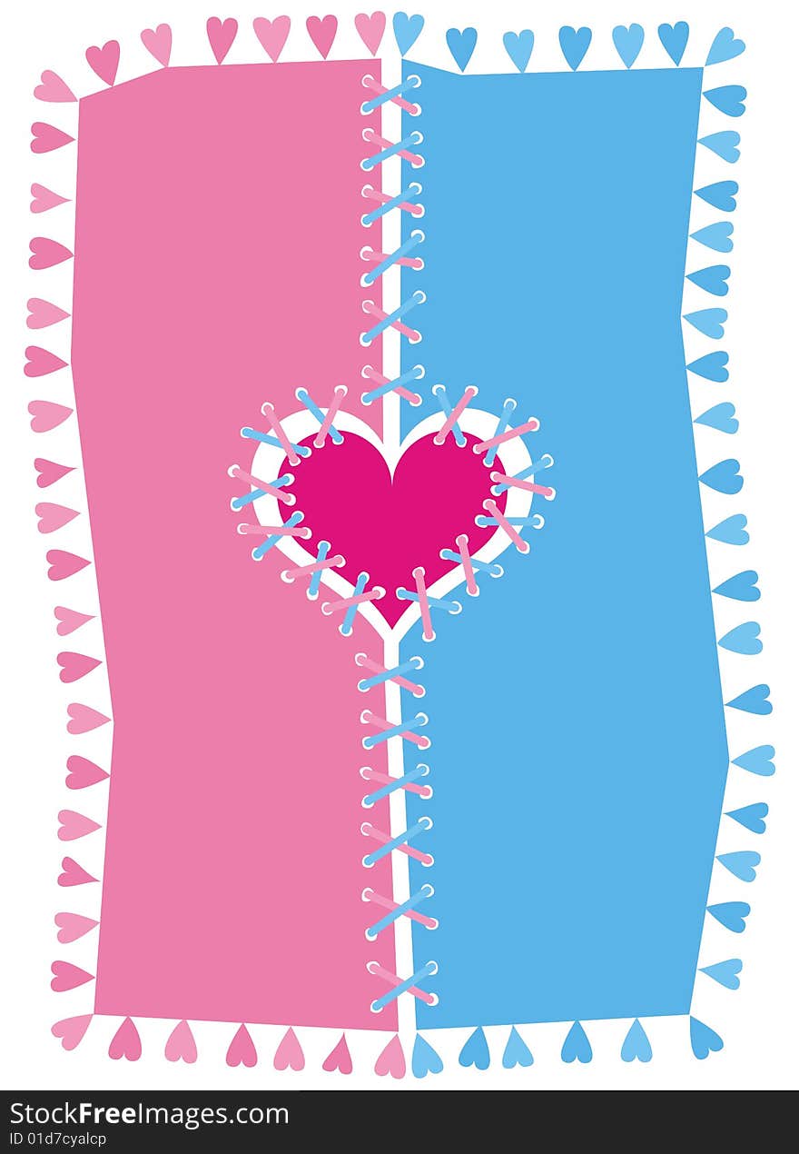 Vector background for st. Valentine day. Vector background for st. Valentine day