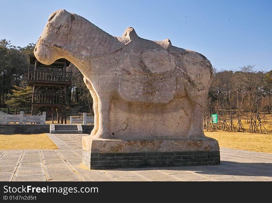 MING STONE HORSE