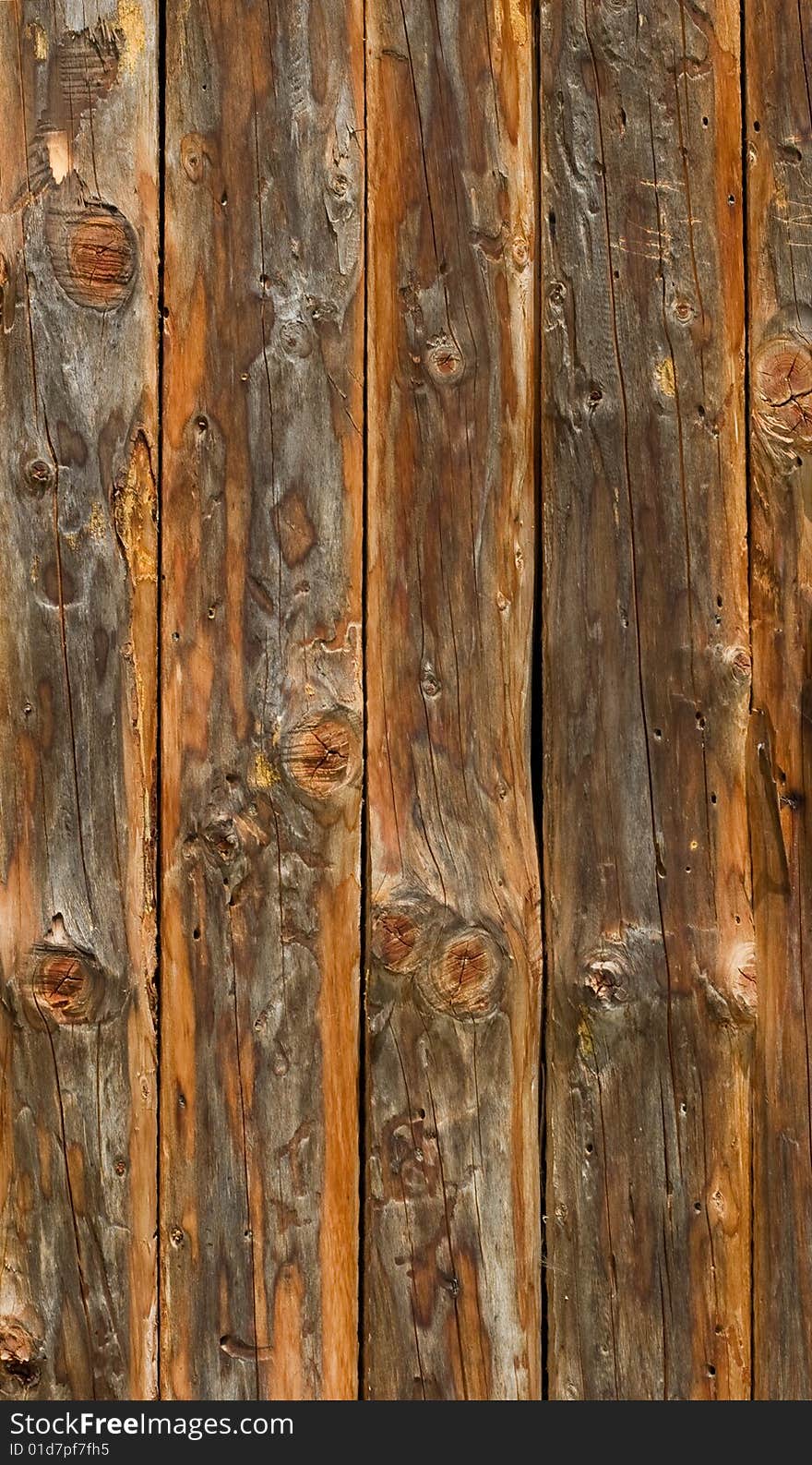 Texture of an old wooden wall. Texture of an old wooden wall