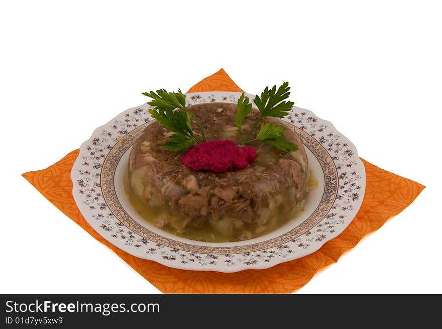 Aspic from meat