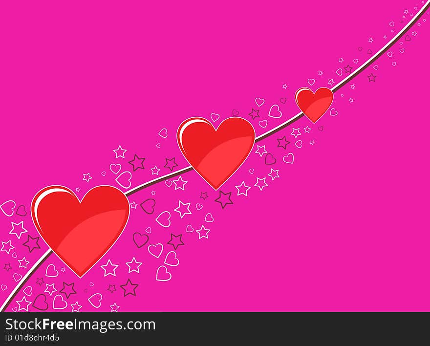 Valentine s Day Heart Background