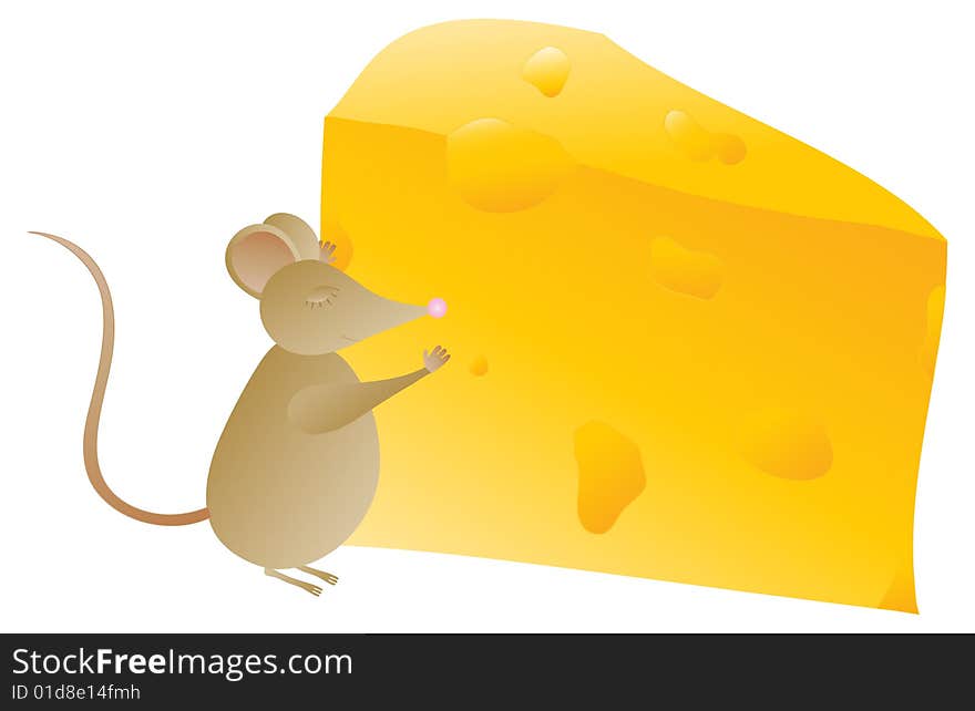 A Mouse And His Cheese