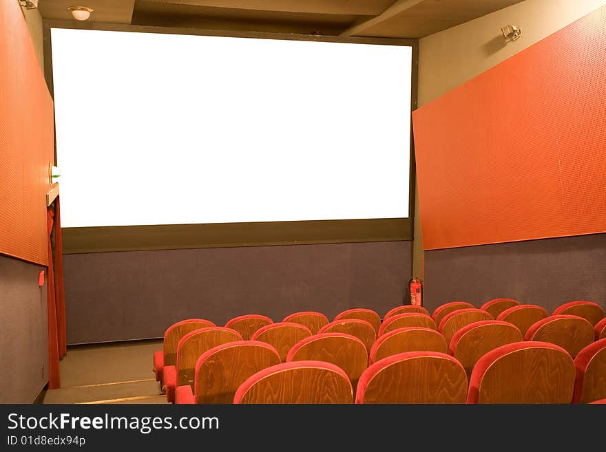 Empty Cinema Auditorium