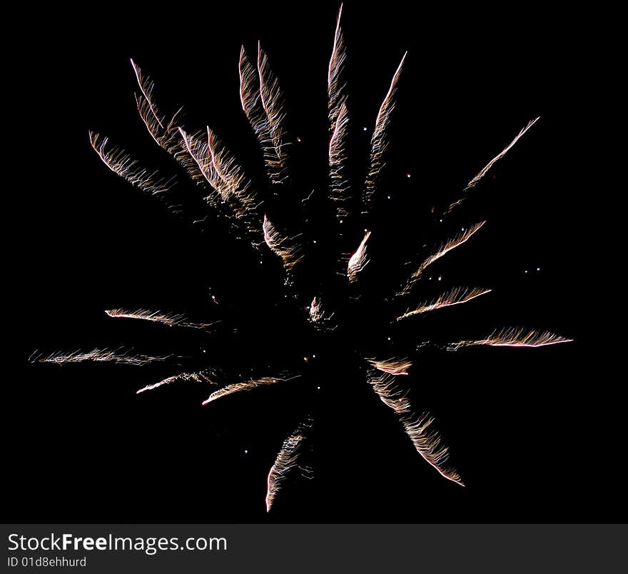 Photo of colourful beams of fireworks.