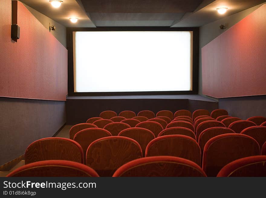 Empty Cinema Auditorium