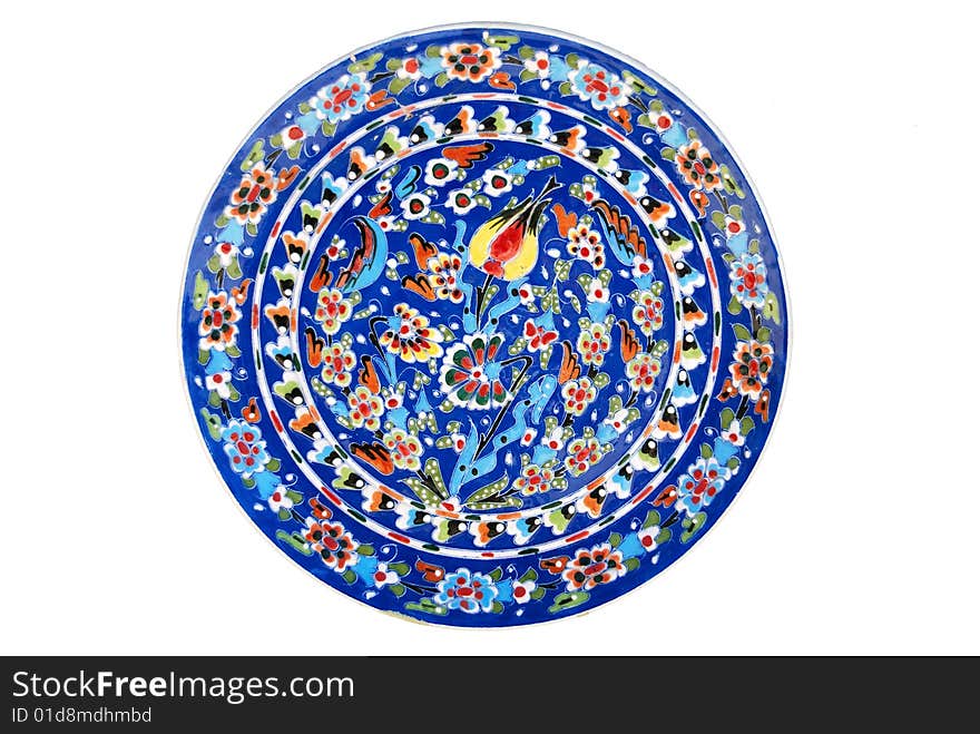 Ceramic Plate With Authentic Ornament