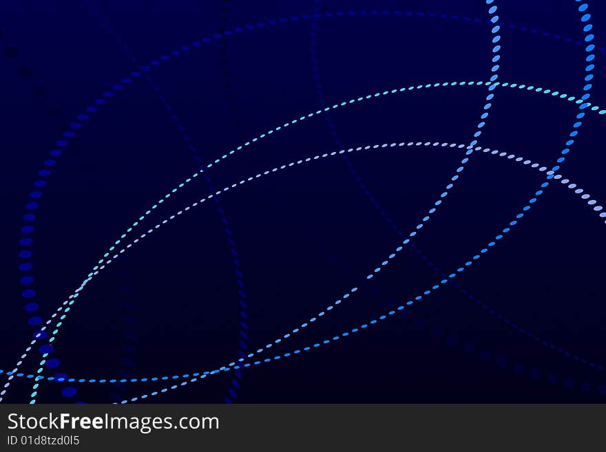 Vector illustration of Abstract Blue