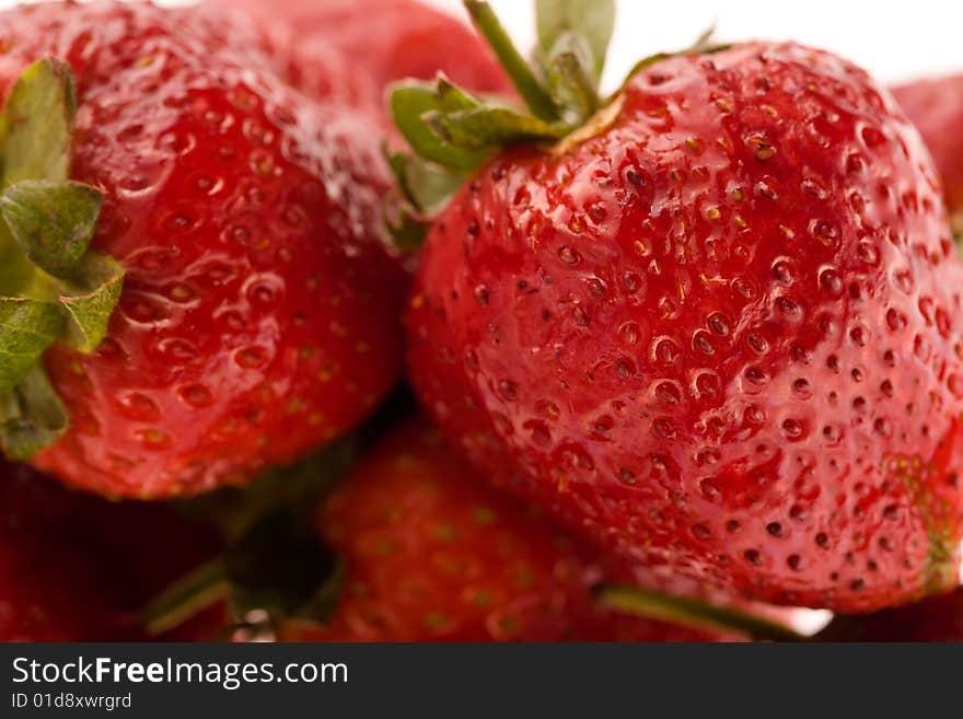 Close up picture of strawberries. Close up picture of strawberries