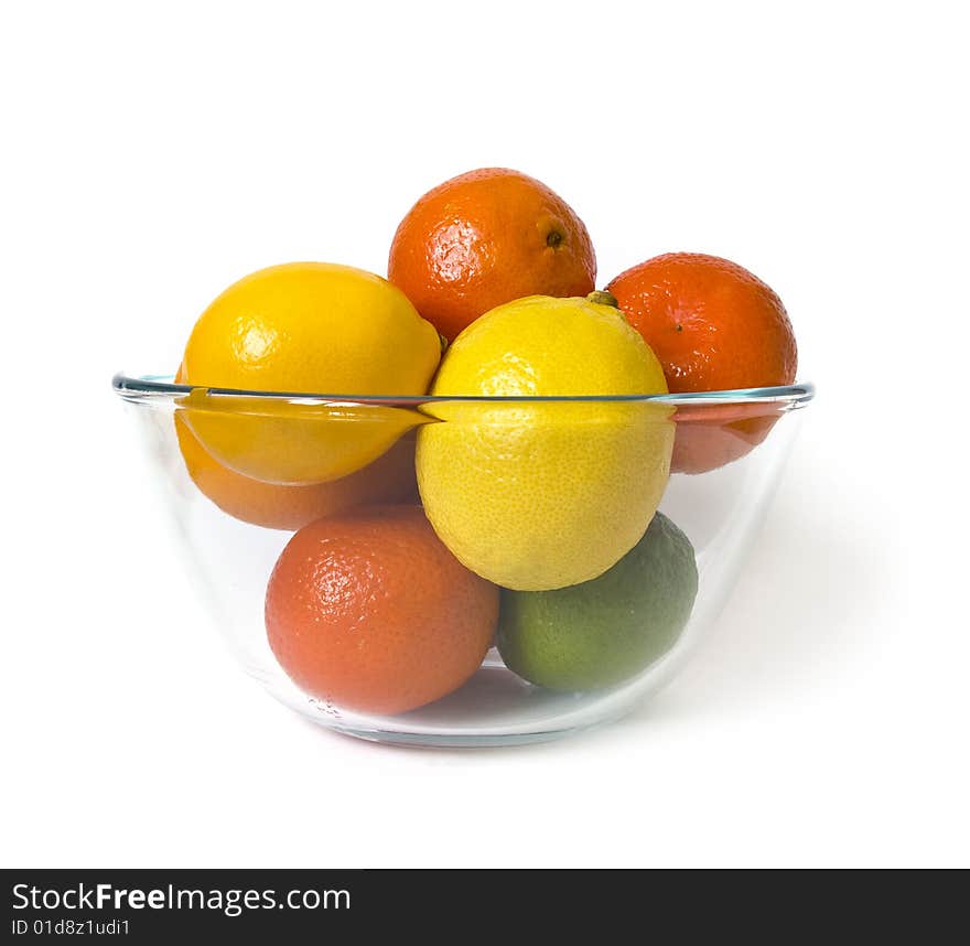 Bowl of citrus fruits