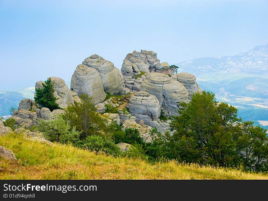 Landmark - Ghost Valley, Demerdji, Crimea, Ukraine.