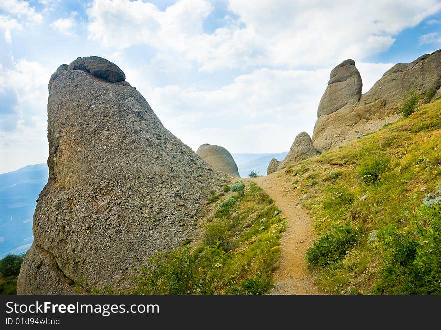 Landmark - Ghost Valley, Demerdji, Crimea, Ukraine.