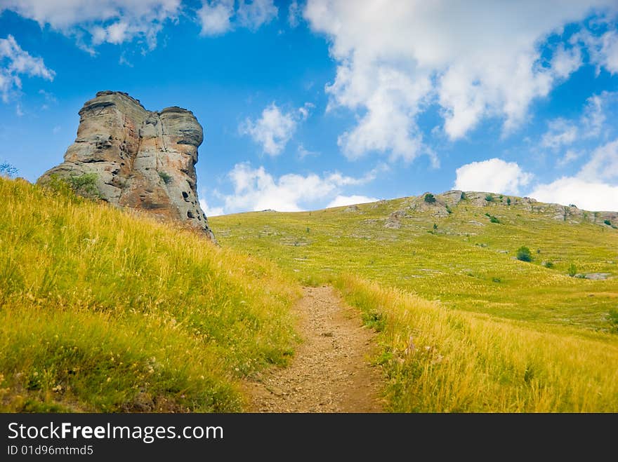 Landmark - Ghost Valley, Demerdji, Crimea, Ukraine.