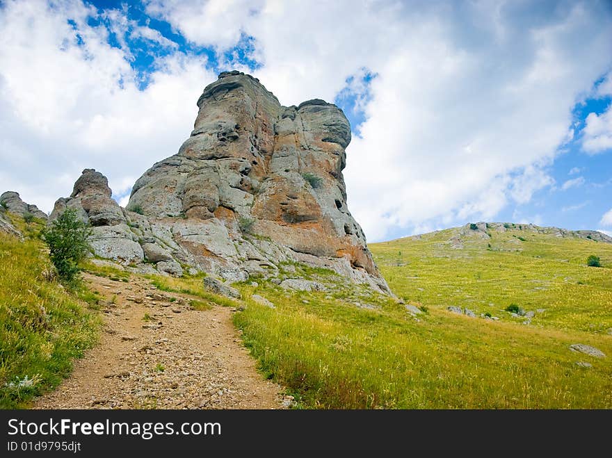 Landmark - Ghost Valley, Demerdji, Crimea, Ukraine.