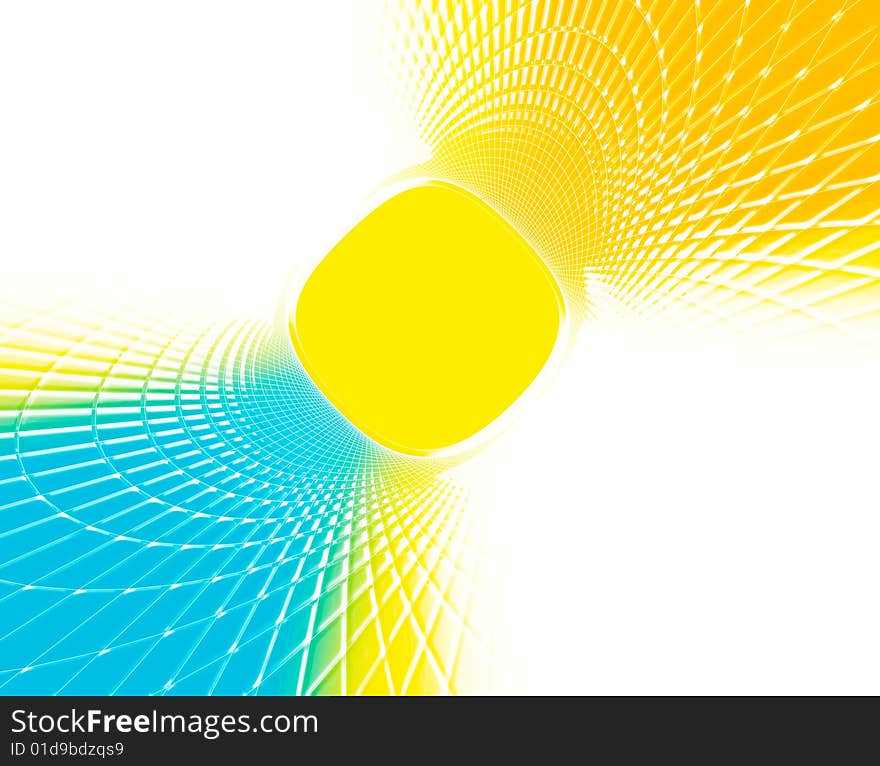 Abstract background design radiating out from the center.