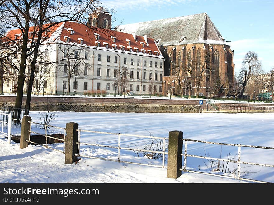 Monument in Wroclaw, Poland